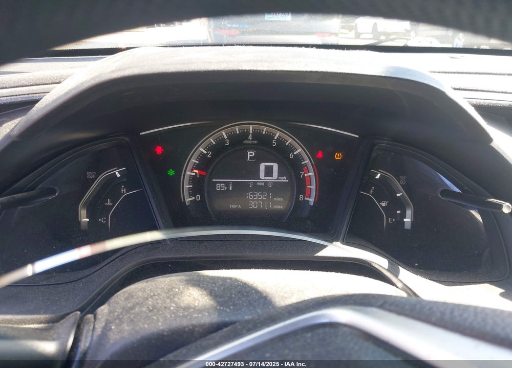 2016 HONDA CIVIC VIN: 19XFC2F51GE227179