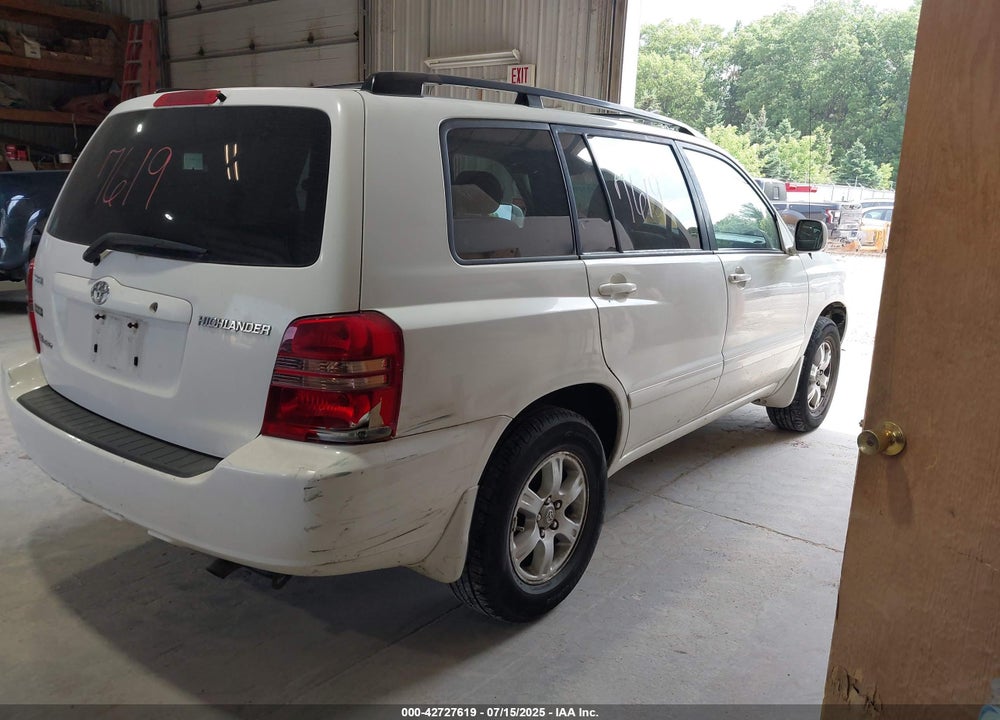 2003 TOYOTA HIGHLANDER VIN: JTEHF21A030153949