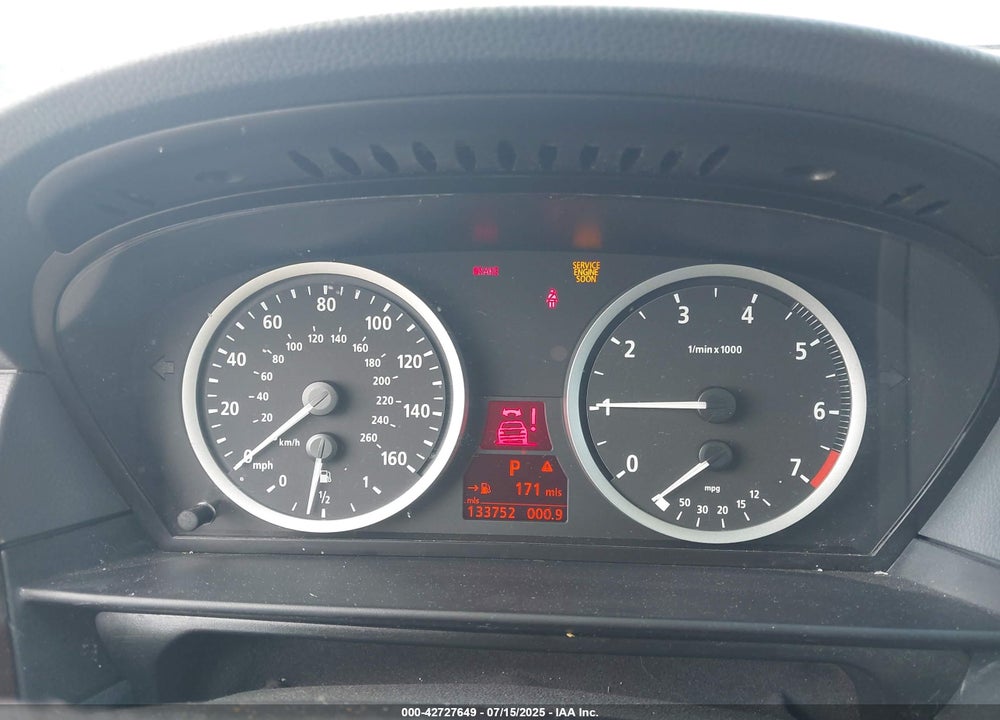 2006 BMW 5 SERIES VIN: WBANB53546CP01603