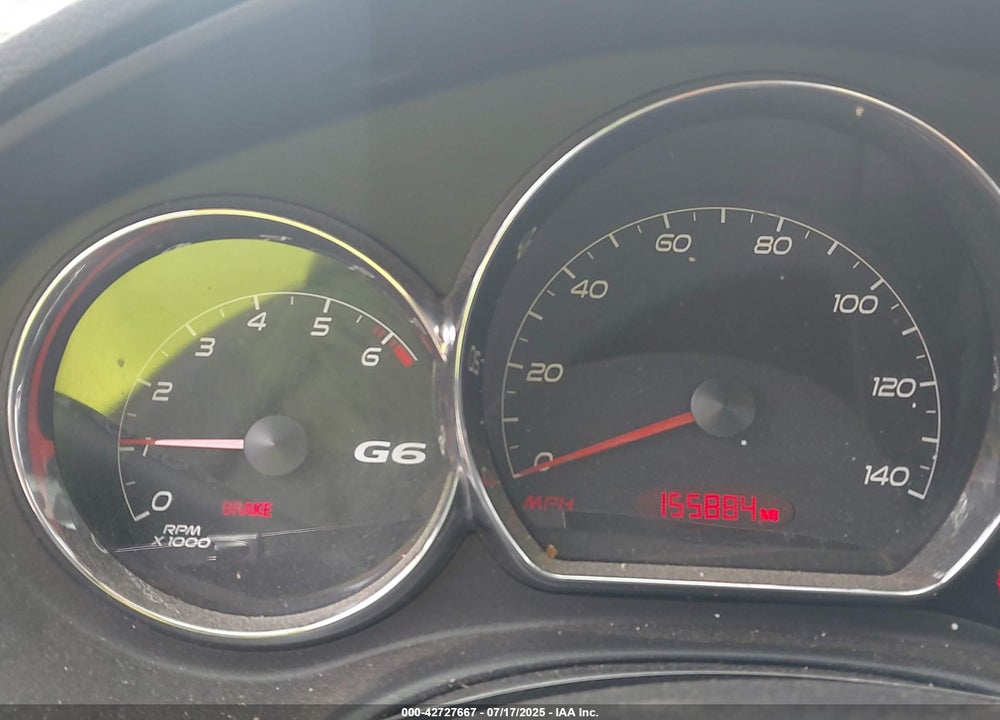 2006 PONTIAC G6 VIN: 1G2ZG558664123547