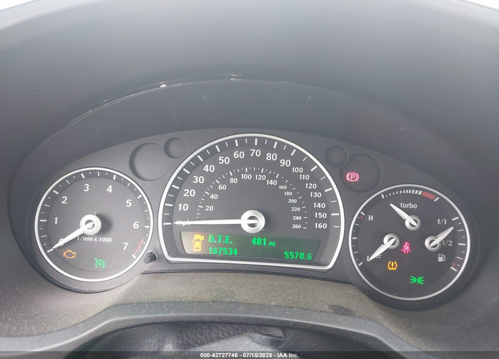 2011 SAAB 9 3 VIN: YS3FA7MY1B1313306
