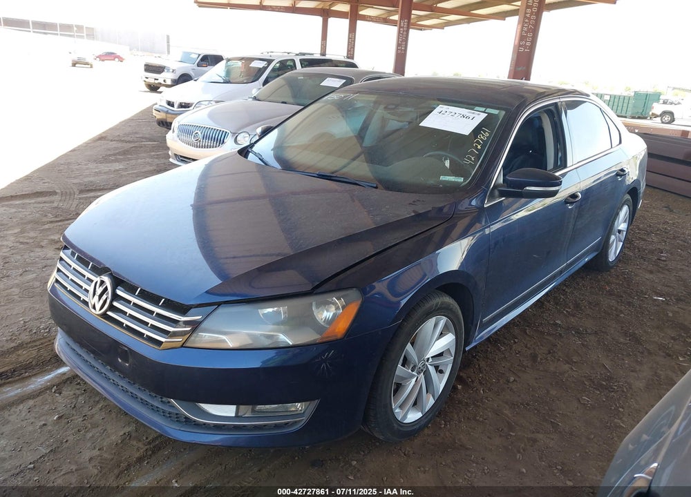 2013 VOLKSWAGEN PASSAT VIN: 1VWCN7A34DC146662