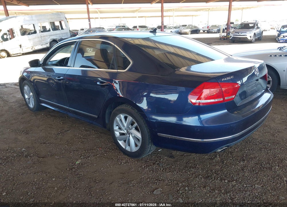 2013 VOLKSWAGEN PASSAT VIN: 1VWCN7A34DC146662