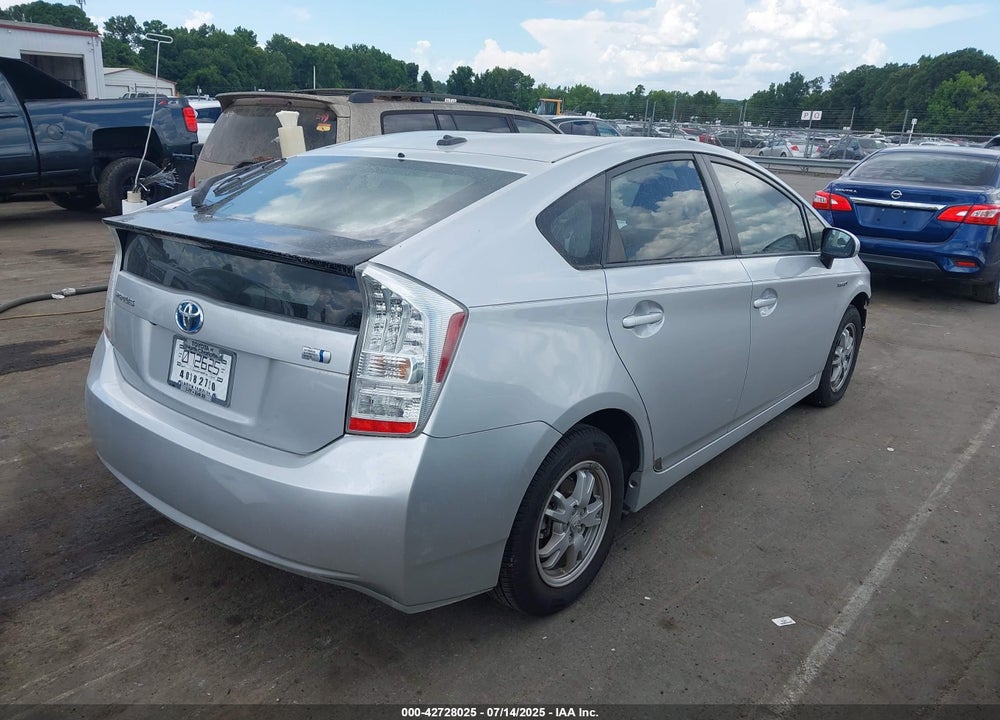 2011 TOYOTA PRIUS THREE VIN: JTDKN3DU9B0267536