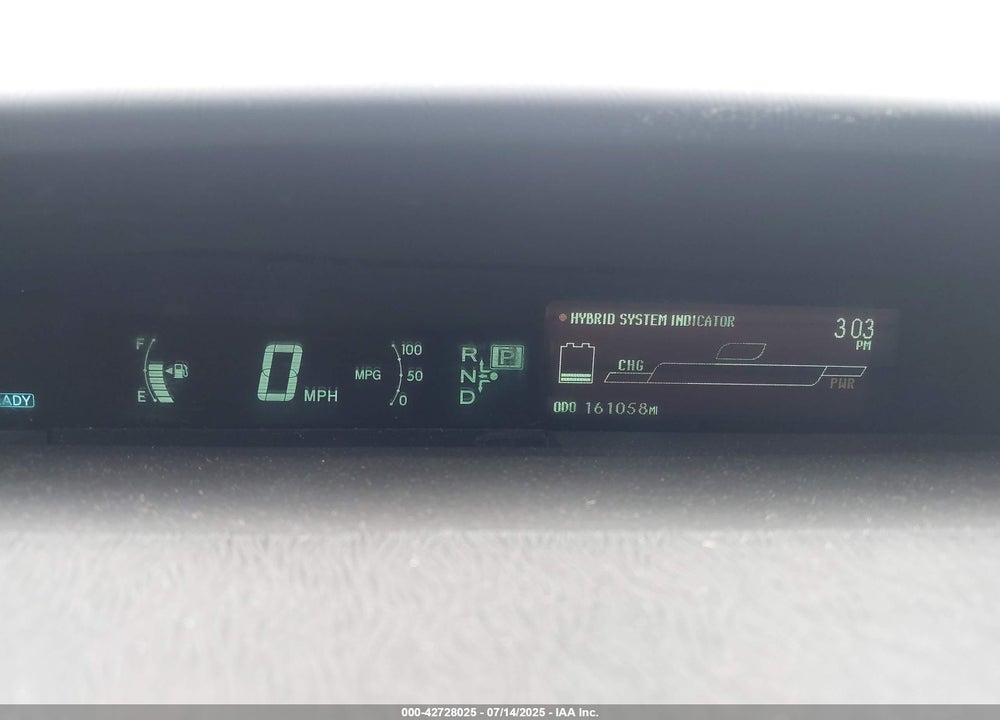 2011 TOYOTA PRIUS THREE VIN: JTDKN3DU9B0267536