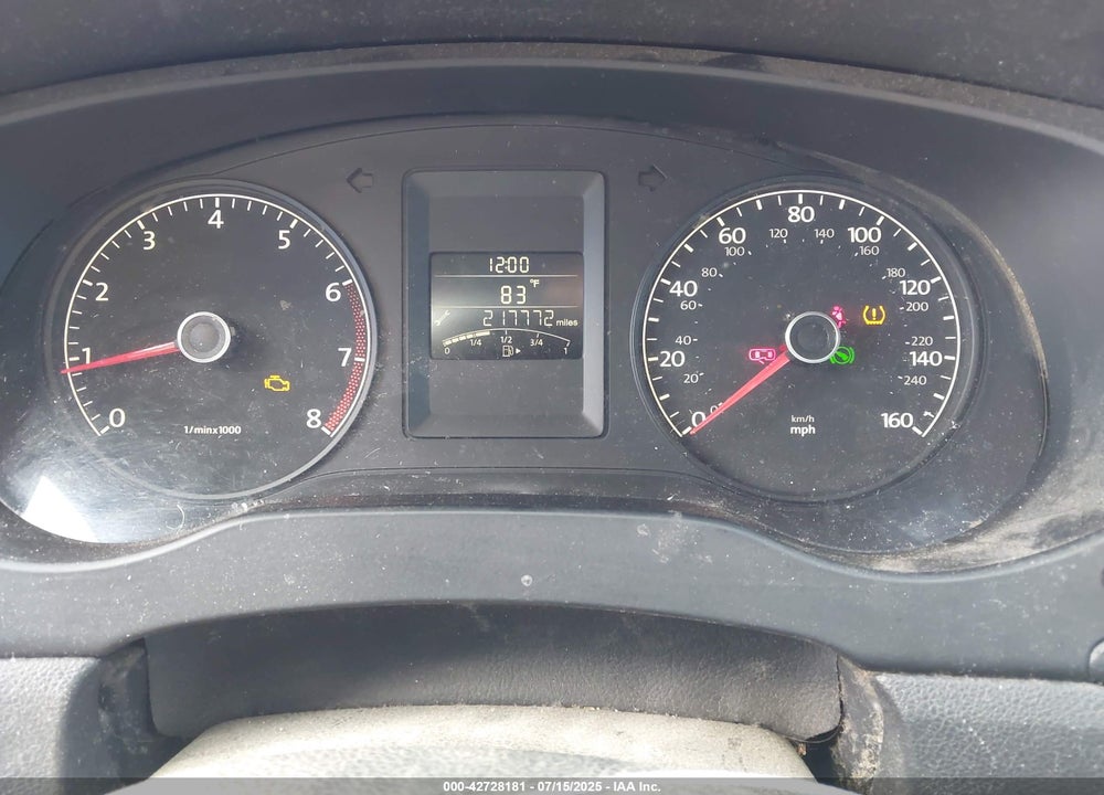 2011 VOLKSWAGEN JETTA 2.5L SE VIN: 3VWDX7AJ8BM350986
