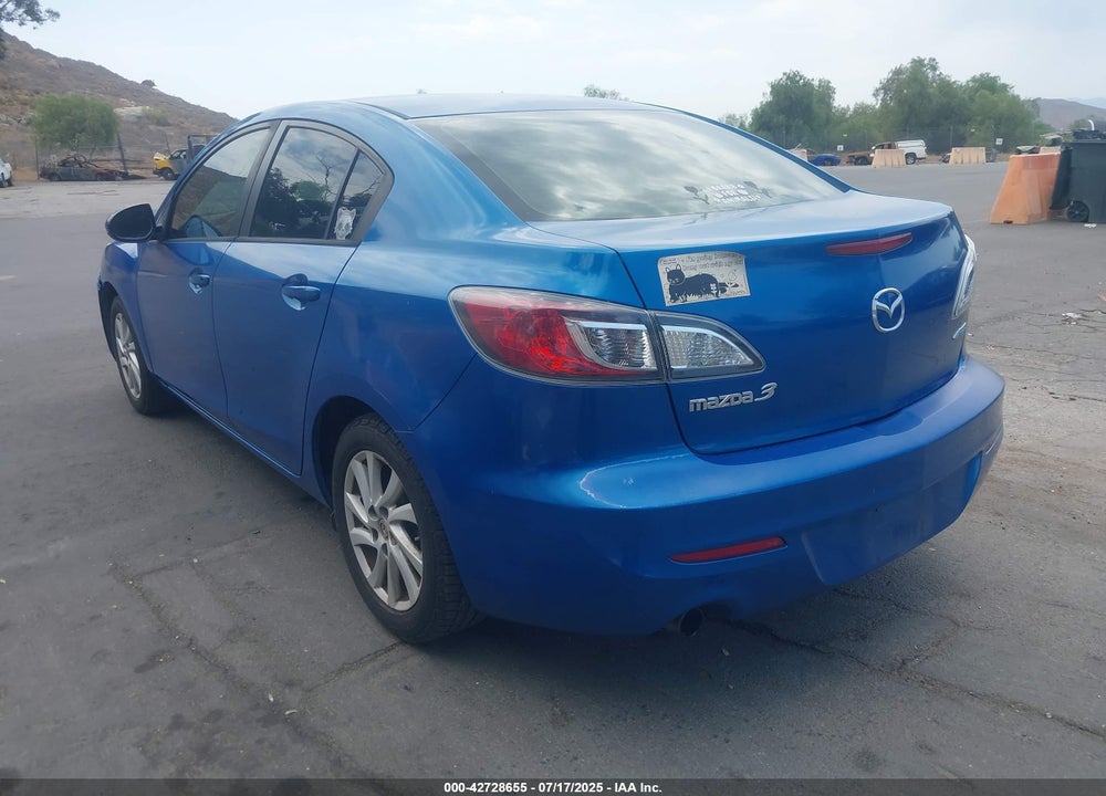 2012 MAZDA 3 VIN: JM1BL1V86C1537278