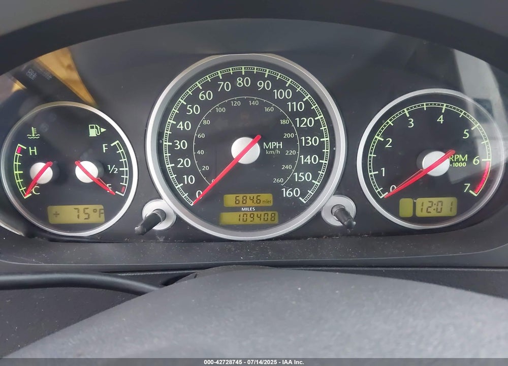 2007 CHRYSLER CROSSFIRE LIMITED VIN: 1C3LN69L97X071900