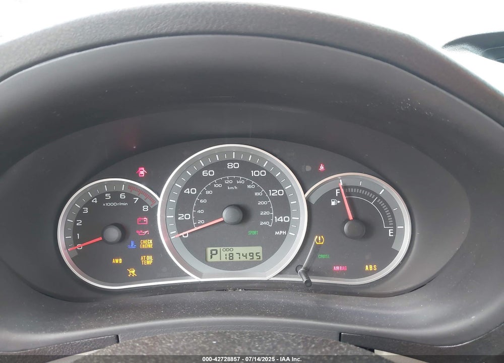 2011 SUBARU IMPREZA VIN: JF1GE6A66BH516167