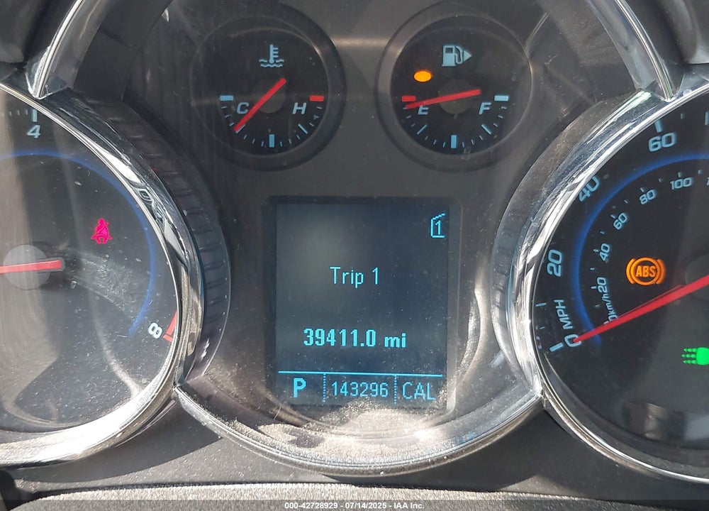 2011 CHEVROLET CRUZE VIN: 1G1PF5S90B7256681