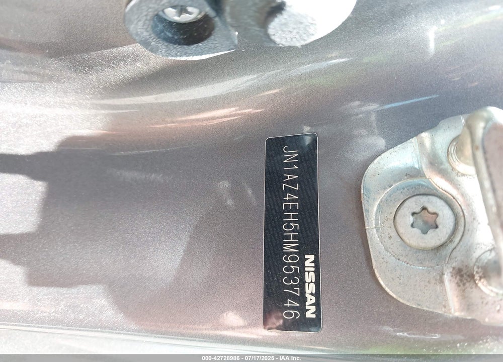 2017 NISSAN 370Z VIN: JN1AZ4EH5HM953746
