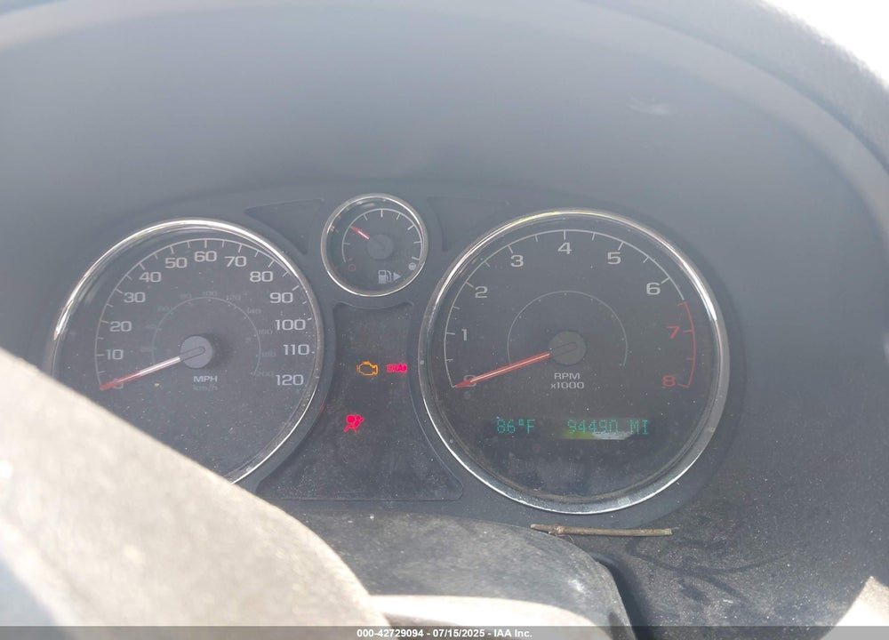 2008 CHEVROLET COBALT VIN: 1G1AK58F087321150