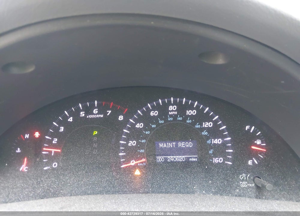 2011 TOYOTA CAMRY XLE V6 VIN: 4T1BK3EK4BU628780
