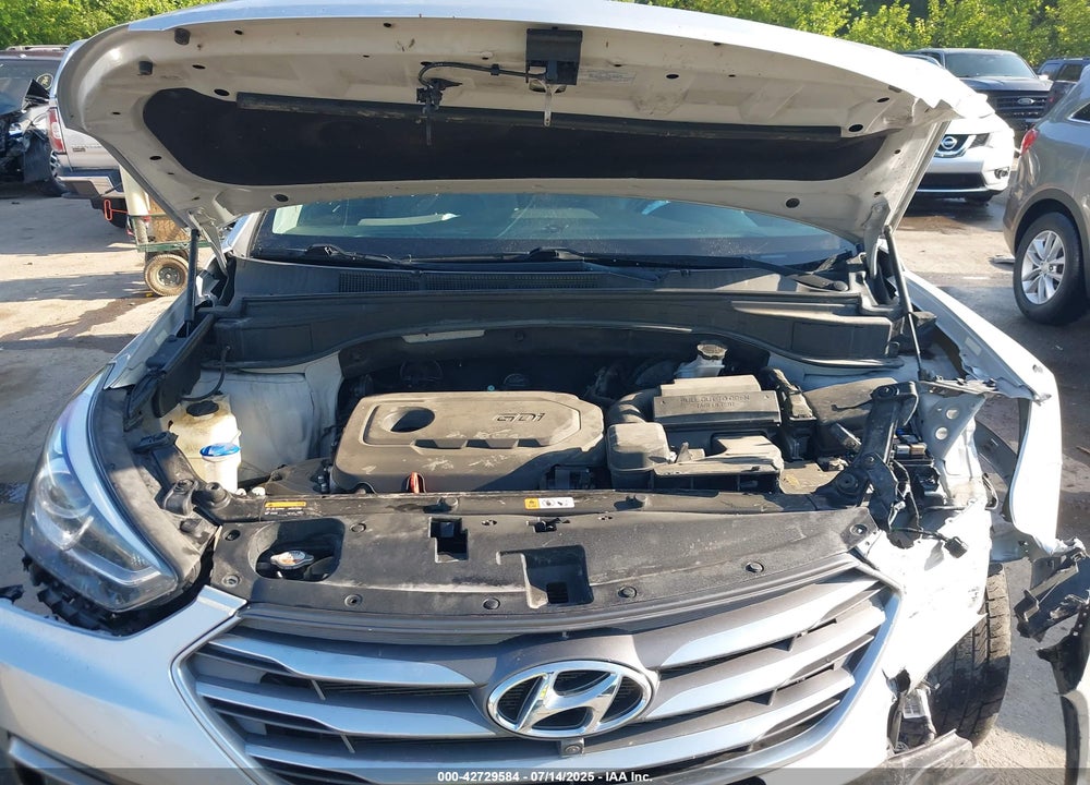 2017 HYUNDAI SANTA FE VIN: 5XYZUDLB6HG491163