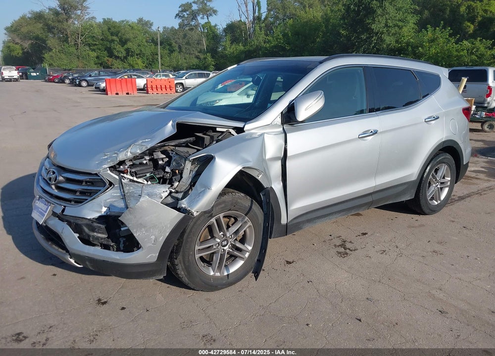 2017 HYUNDAI SANTA FE VIN: 5XYZUDLB6HG491163