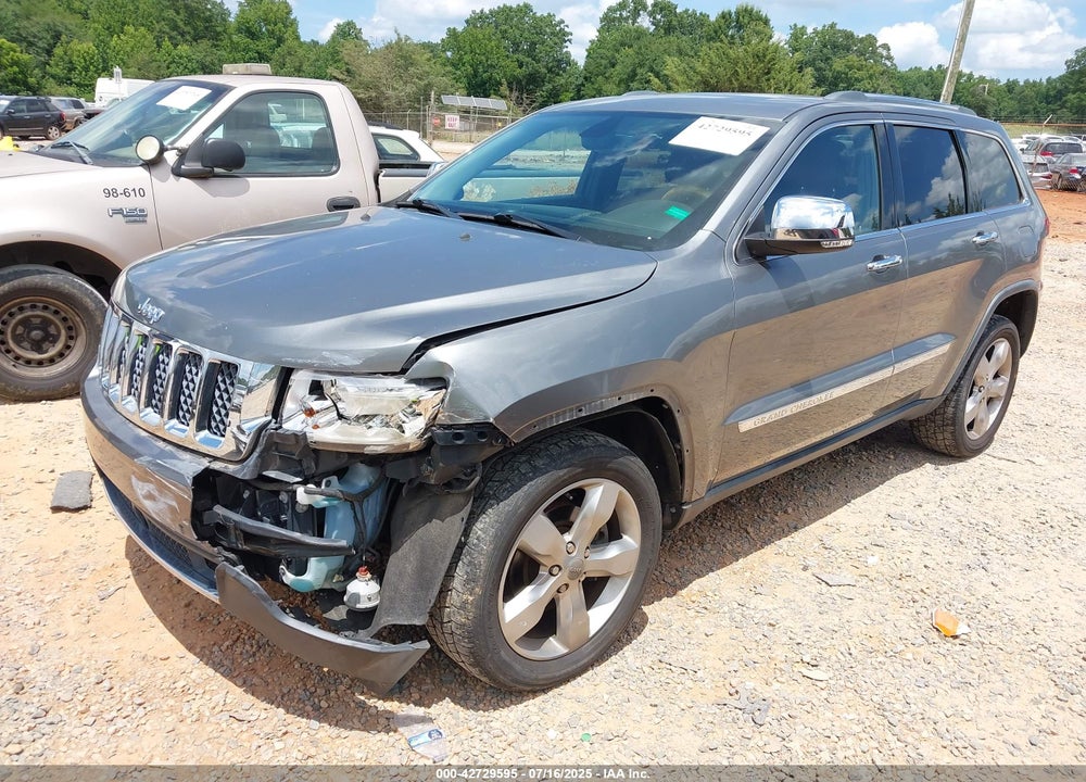 2013 JEEP GRAND CHEROKEE OVERLAND VIN: 1C4RJFCT6DC590867