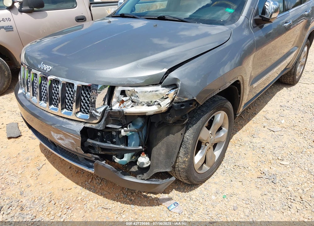 2013 JEEP GRAND CHEROKEE OVERLAND VIN: 1C4RJFCT6DC590867