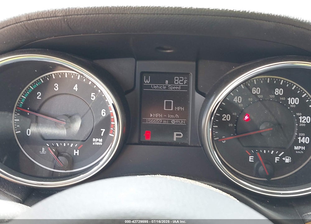 2013 JEEP GRAND CHEROKEE OVERLAND VIN: 1C4RJFCT6DC590867
