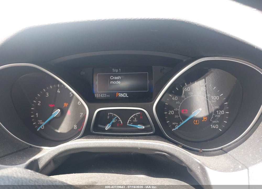 2017 FORD FOCUS VIN: 1FADP3E20HL277353