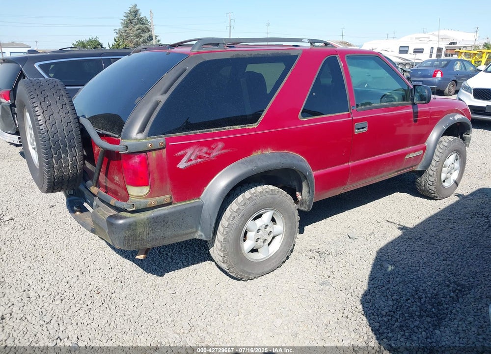 1999 CHEVROLET BLAZER LS VIN: 1GNCT18W6XK240758