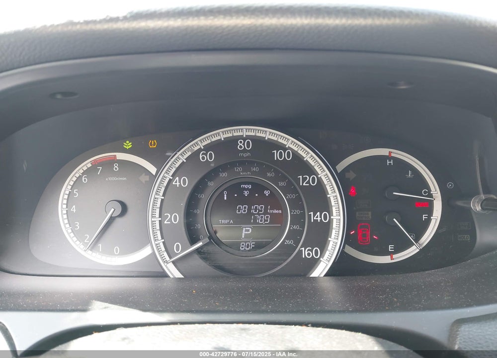 2015 HONDA ACCORD SEDAN VIN: 1HGCR2F3XFA192273