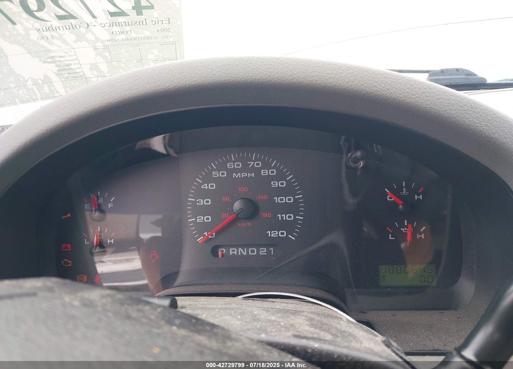 2004 FORD F-150 STX/XL/XLT VIN: 1FTRX12W64NC56291