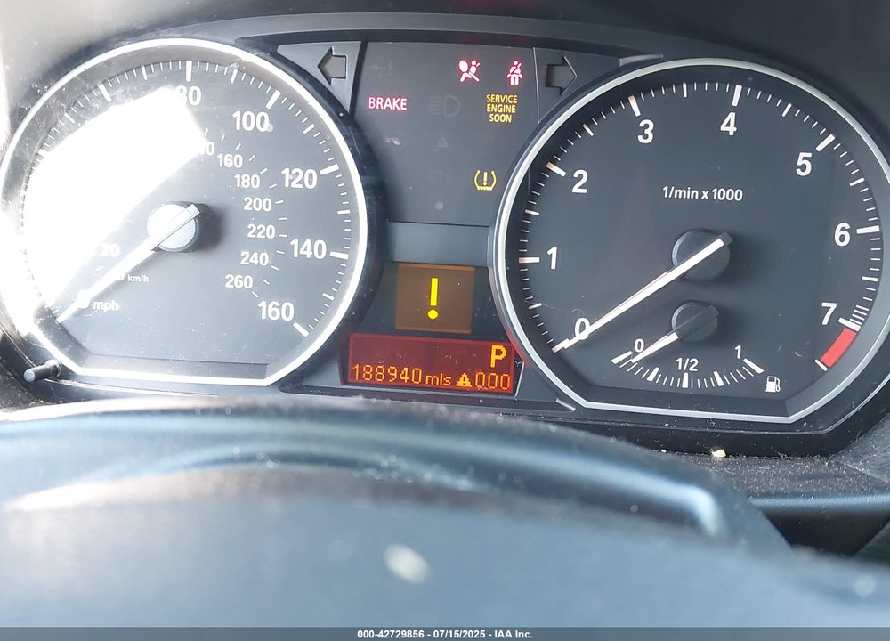 2008 BMW 1 SERIES VIN: WBAUL73598VJ74315