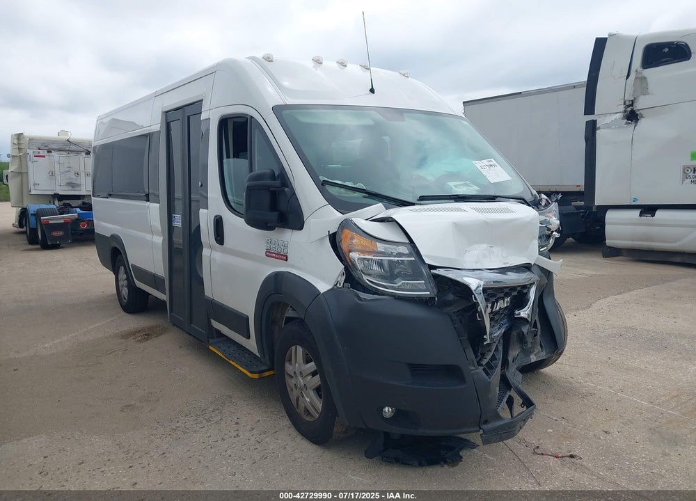 2020 RAM PROMASTER 3500 WINDOW VAN HIGH ROOF 159 WB EXT VIN: 3C6URVUG1LE113972