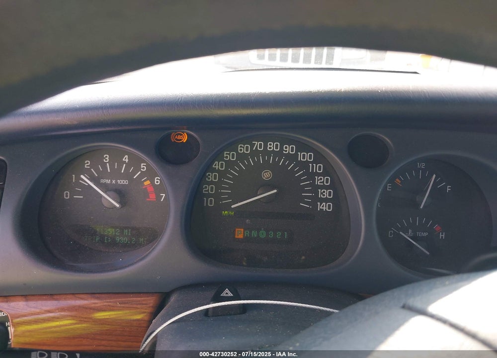 2000 BUICK LESABRE CUSTOM VIN: 1G4HP54K0YU256467