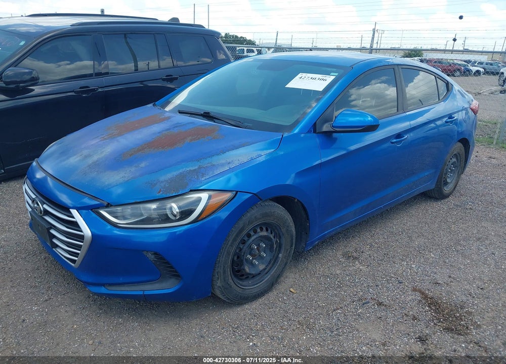 2017 HYUNDAI ELANTRA VIN: 5NPD74LF5HH152343