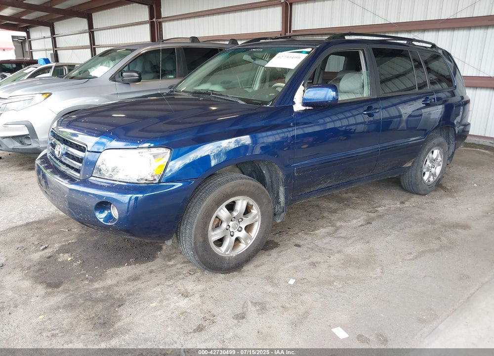 2005 TOYOTA HIGHLANDER V6 VIN: JTEEP21A850076623
