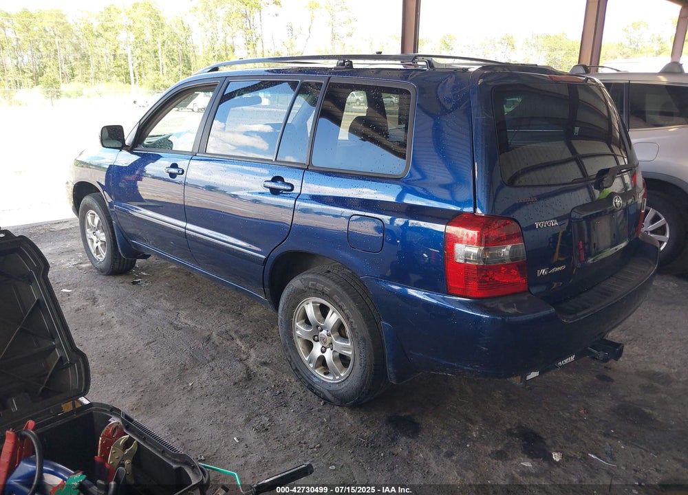 2005 TOYOTA HIGHLANDER V6 VIN: JTEEP21A850076623