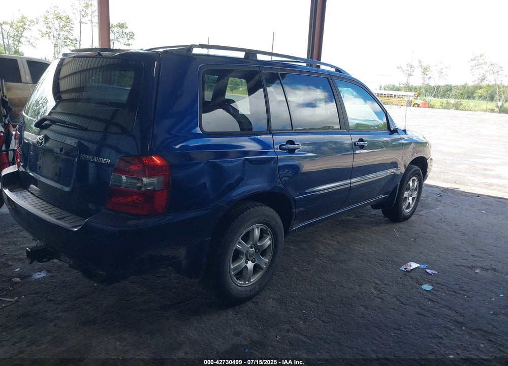 2005 TOYOTA HIGHLANDER V6 VIN: JTEEP21A850076623
