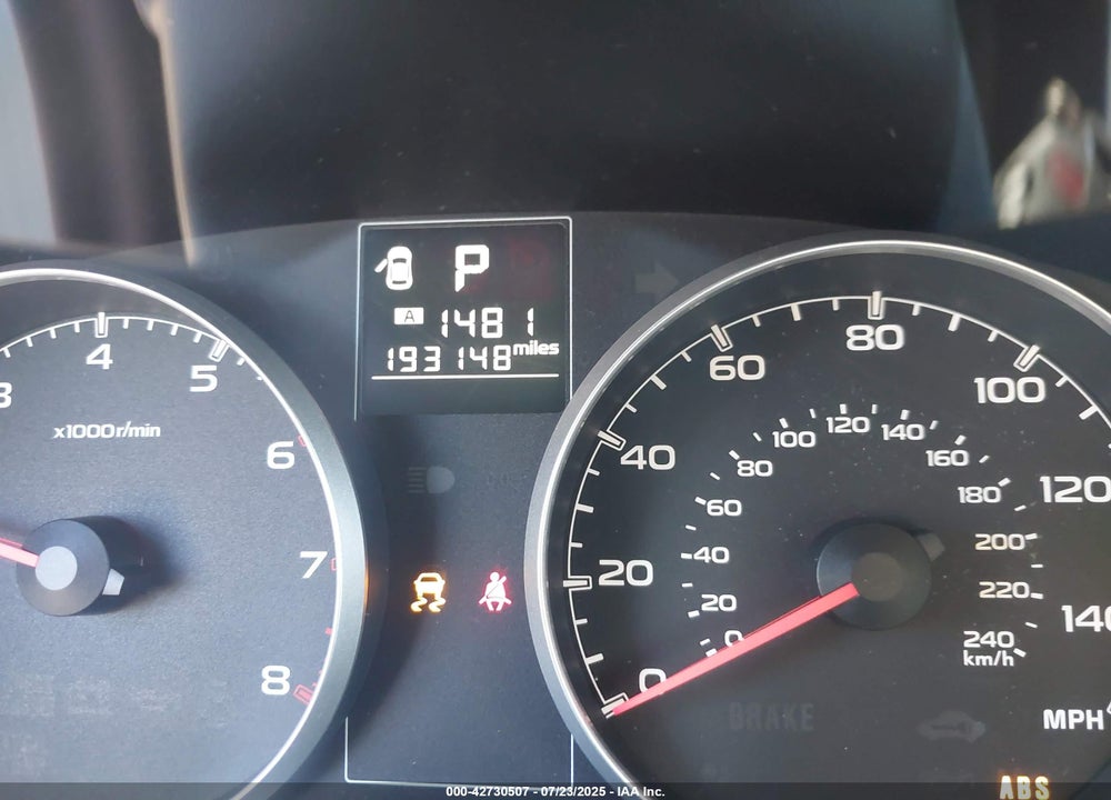 2013 SUBARU OUTBACK 2.5I PREMIUM VIN: 4S4BRBCC7D3278460