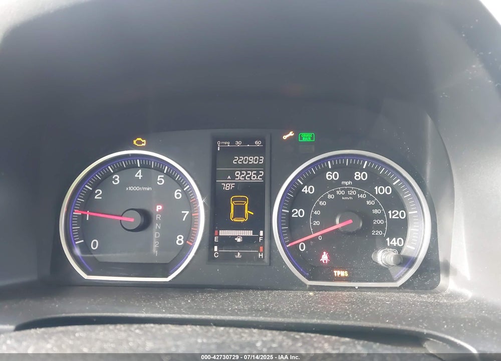 2007 HONDA CR-V EX-L VIN: 5J6RE48767L001528