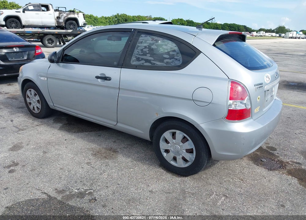2007 HYUNDAI ACCENT VIN: KMHCM36C37U046294