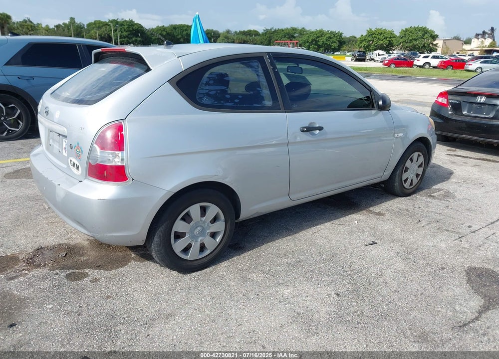 2007 HYUNDAI ACCENT VIN: KMHCM36C37U046294