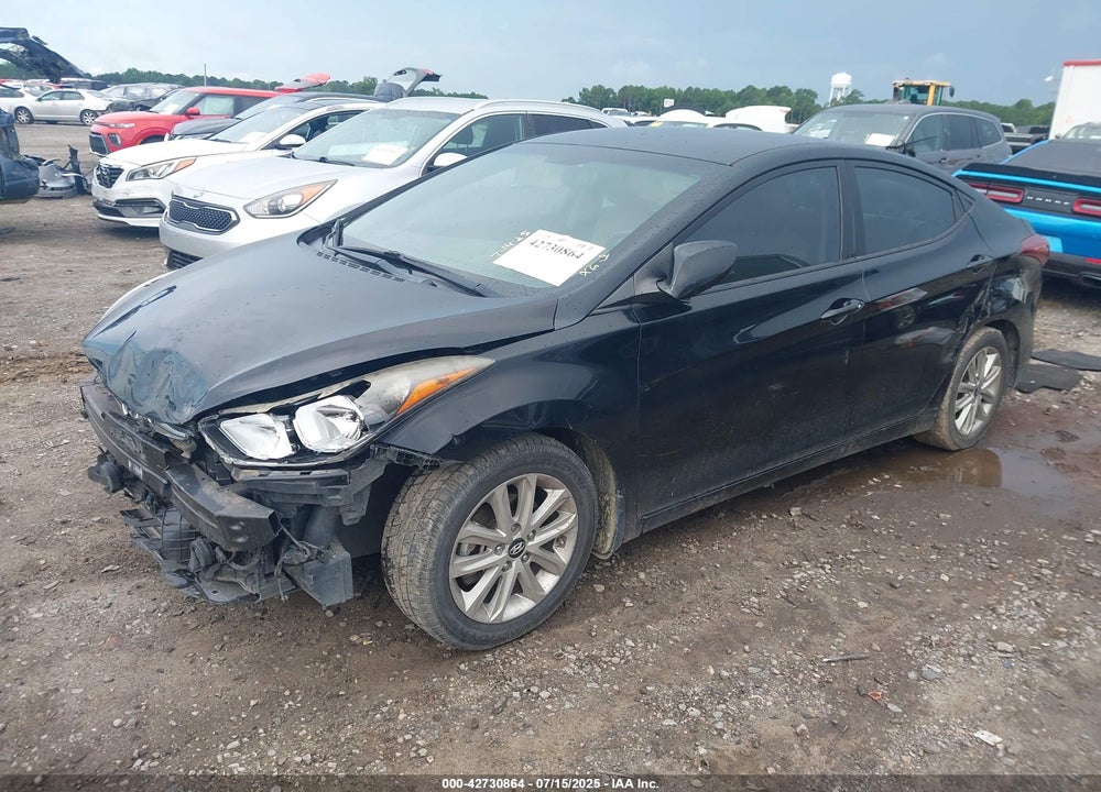 2014 HYUNDAI ELANTRA VIN: KMHDH4AE8EU101780