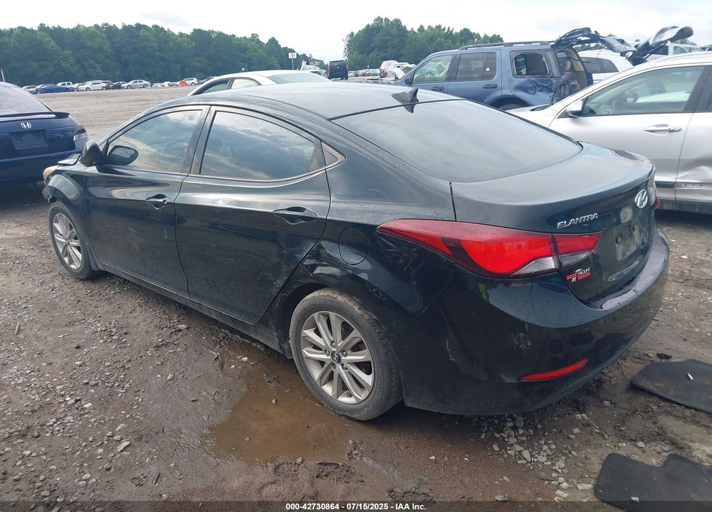 2014 HYUNDAI ELANTRA VIN: KMHDH4AE8EU101780