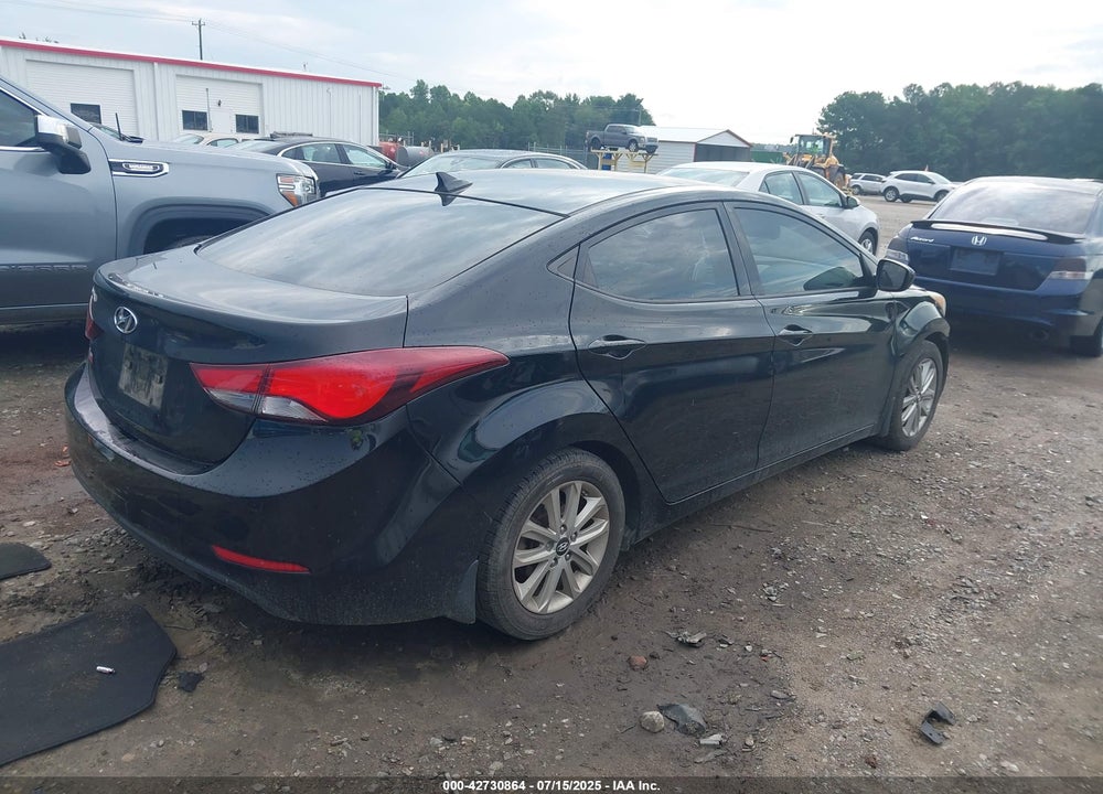 2014 HYUNDAI ELANTRA VIN: KMHDH4AE8EU101780