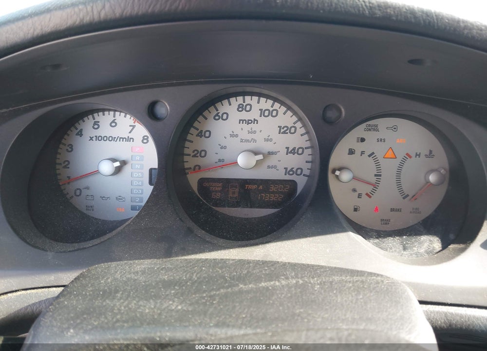 2001 ACURA CL 3.2 TYPE S VIN: 19UYA42611A037130