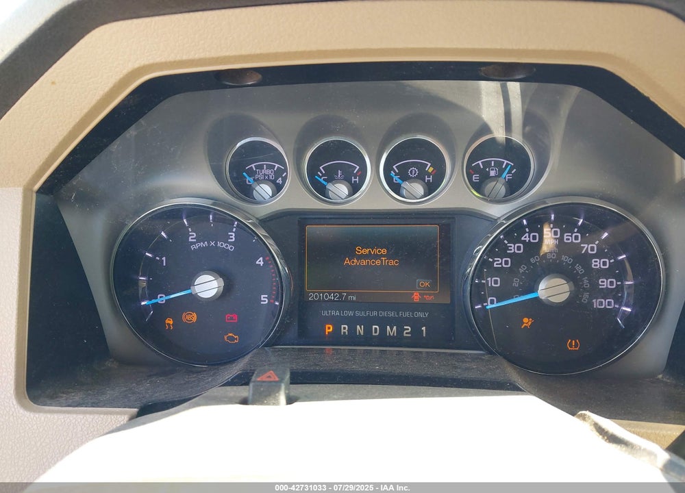 2011 FORD F-350 LARIAT VIN: 1FT8X3BT5BEA46100