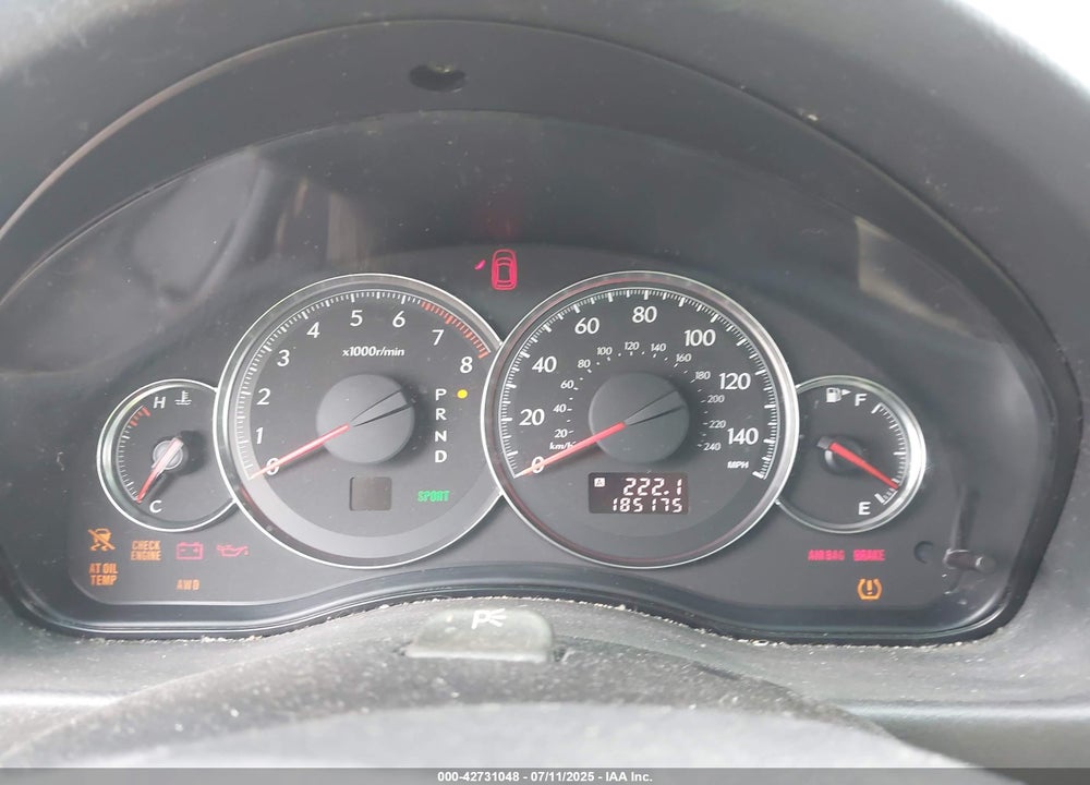 2009 SUBARU OUTBACK VIN: 4S4BP66C397344642