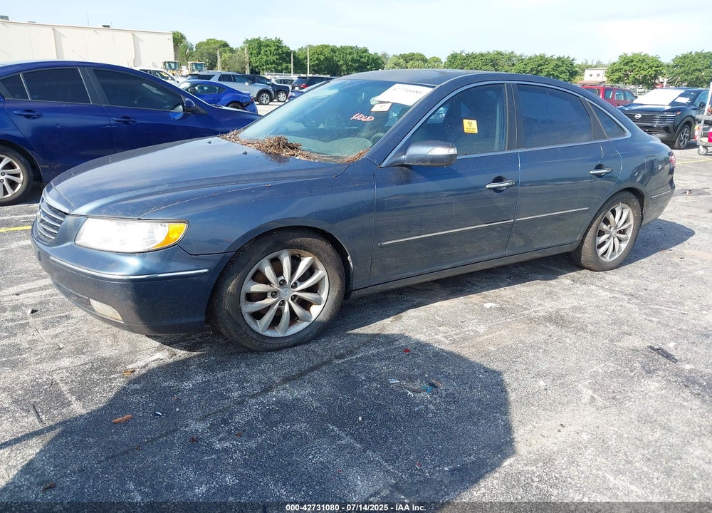 2008 HYUNDAI AZERA LIMITED VIN: KMHFC46F08A321283