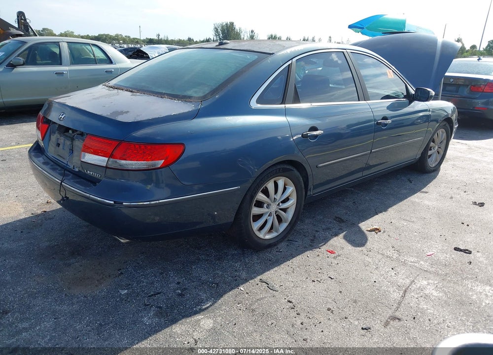 2008 HYUNDAI AZERA LIMITED VIN: KMHFC46F08A321283