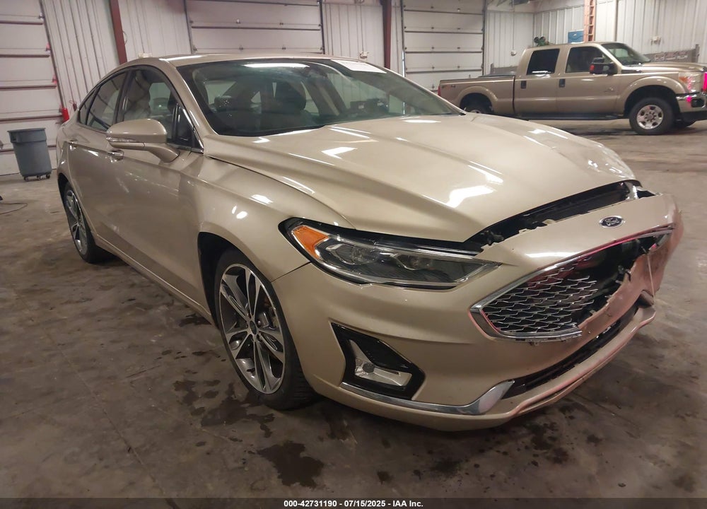 2019 FORD FUSION TITANIUM VIN: 3FA6P0D95KR120853