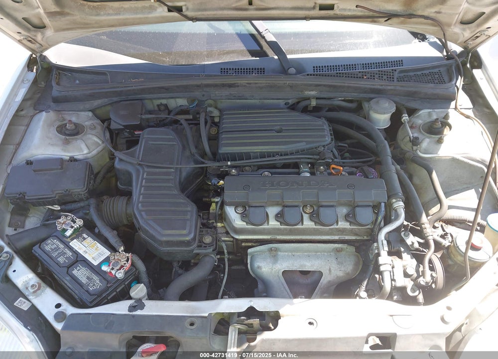 2001 HONDA CIVIC LX VIN: 1HGES16571L068774