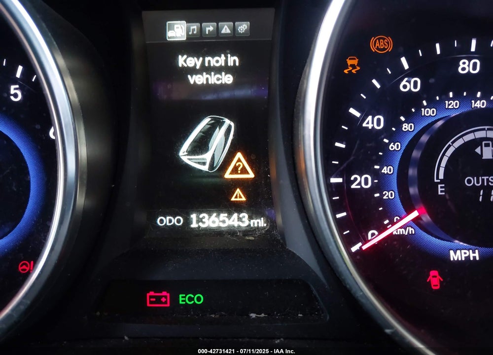 2013 HYUNDAI SANTA FE VIN: 5XYZW3LA6DG070050