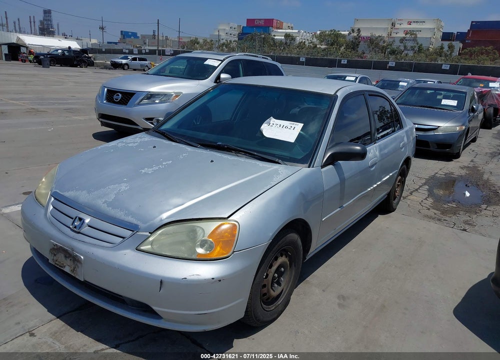 2002 HONDA CIVIC LX VIN: 2HGES16502H611171
