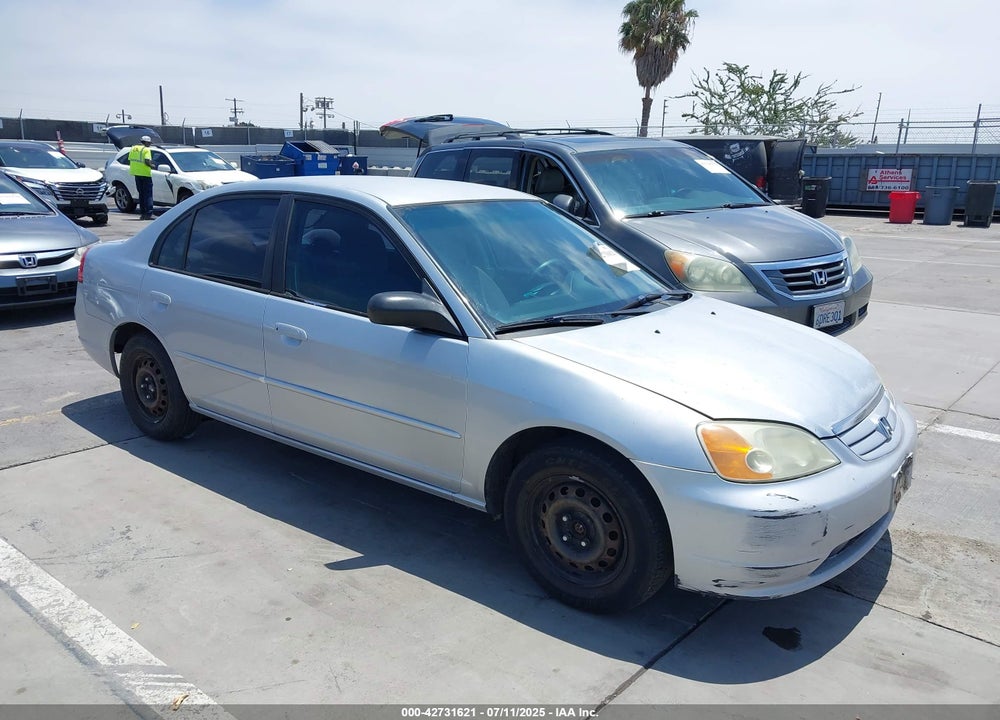 2002 HONDA CIVIC LX VIN: 2HGES16502H611171